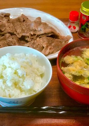 シンプルイズベスト牛皿ご飯-レシピのメイン写真