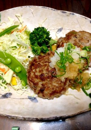 お節〜煮しめの残り野菜で!豆腐バーグ〜-レシピのメイン写真