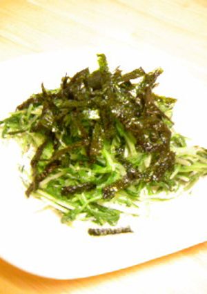 水菜の和風温サラダ-レシピのメイン写真