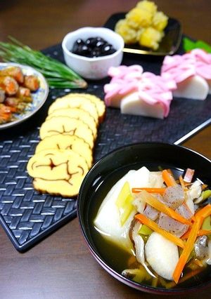 簡単お節！里芋とこんにゃくのお雑煮-レシピのメイン写真
