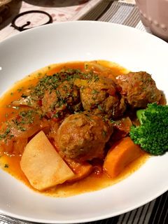 簡単☆肉団子のトマト煮込みハンバーグ風-レシピのメイン写真