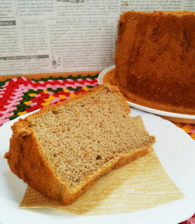 ほうじ茶シフォンケーキ-レシピのメイン写真