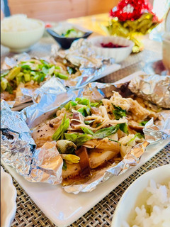 アメリカ★お魚ときのこの和風ホイル焼き-レシピのメイン写真