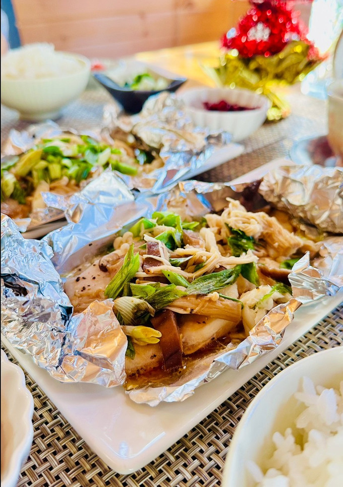 アメリカ★お魚ときのこの和風ホイル焼き-レシピのメイン写真