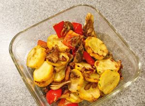 ズッキーニとまいたけのカレーマヨ炒め-レシピのメイン写真