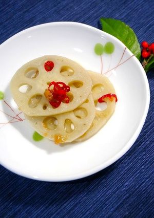 簡単お節！酢れんこん☆梅風味-レシピのメイン写真