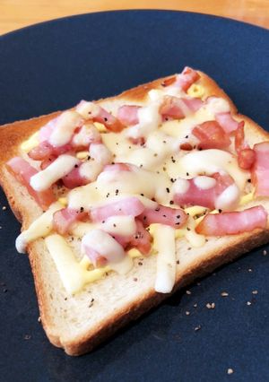 切れ端でいいんです♪ベーコントースト-レシピのメイン写真