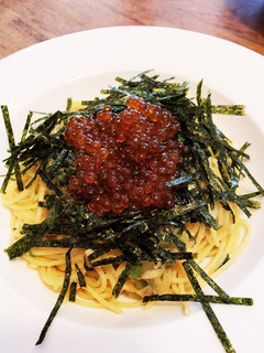 いくら醤油漬けパスタ-レシピのメイン写真