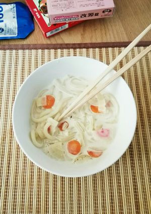 風邪にも効きそう☆ミルクうどん-レシピのメイン写真