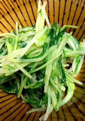 水菜の酢味噌和え-レシピのメイン写真