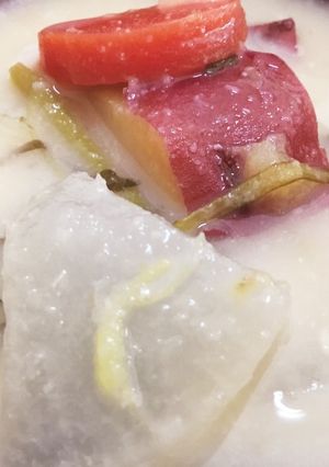 簡単 お雑煮(白みそ)-レシピのメイン写真