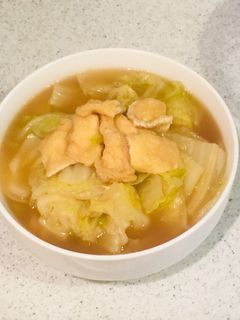 白菜と油揚げのたいたん(煮物)-レシピのメイン写真
