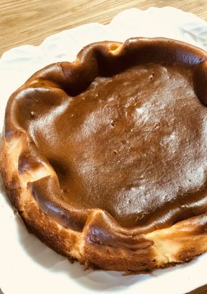 バスクチーズケーキ 糖質オフで簡単！-レシピのメイン写真