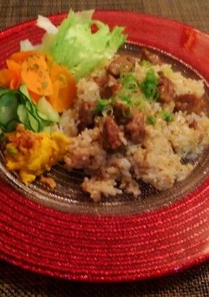 ちょぴりリッチ☆ステーキ炒飯♪☆♪☆♪-レシピのメイン写真