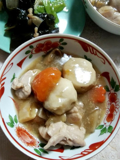 お正月の煮物の残りをアレンジ!-レシピのメイン写真