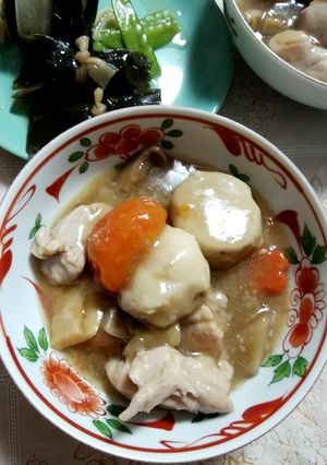 お正月の煮物の残りをアレンジ！-レシピのメイン写真