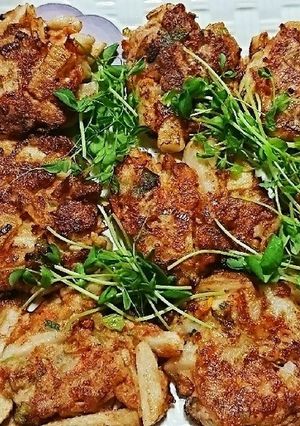ザクザク長芋のお焼き-レシピのメイン写真