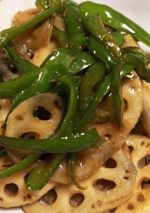 超楽々 れんこんきんぴら 作ります-レシピのメイン写真