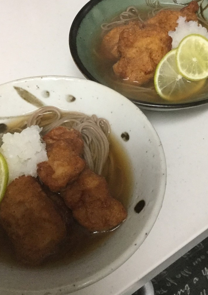 唐揚げ蕎麦-レシピのメイン写真