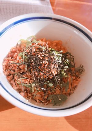汁なし担々麺風辛ラーメン-レシピのメイン写真