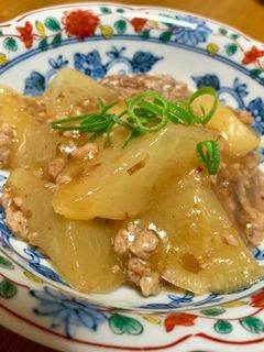 大根とひき肉のそぼろあんかけ煮-レシピのメイン写真