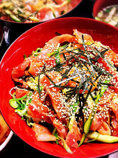 簡単 生ハムユッケ丼-レシピのメイン写真