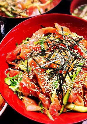 簡単 生ハムユッケ丼-レシピのメイン写真