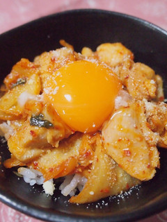 ガッツリ!鶏キムチ丼-レシピのメイン写真