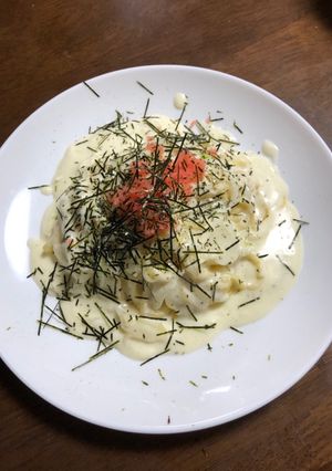時短 ホワイトソースで絶品明太スパ-レシピのメイン写真