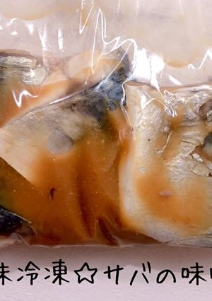 下味冷凍☆さばの味噌煮-レシピのメイン写真