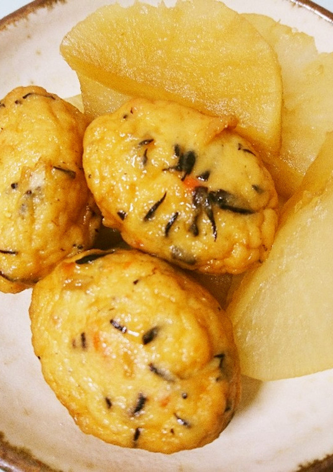 作り置き☆大根とがんもどきのめんつゆ煮-レシピのメイン写真