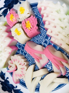 おせち かまぼこの切り方(自分用)9種-レシピのメイン写真