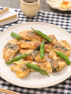 鶏むね肉の和風のり巻きピカタ☆-レシピのメイン写真