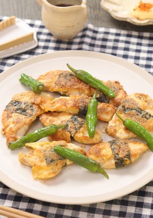 鶏むね肉の和風のり巻きピカタ☆-レシピのメイン写真