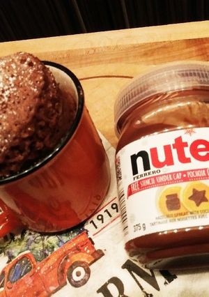 簡単!レンジでヌテラマグカップケーキ-レシピのメイン写真