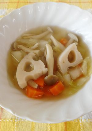 冬野菜のぽかぽかスープ-レシピのメイン写真
