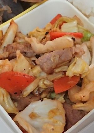 豚肩ロースと人参と大根のケチャップ炒め-レシピのメイン写真