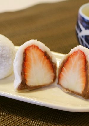 材料3つ！レンジで簡単☆いちご大福-レシピのメイン写真