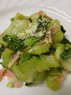 めっけもん♪チンゲン菜のバター炒め-レシピのメイン写真