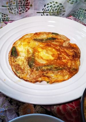 しゃきしゃき絹さやの卵焼き-レシピのメイン写真