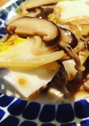 鍋の残りもので作る◎あんかけ豆腐-レシピのメイン写真