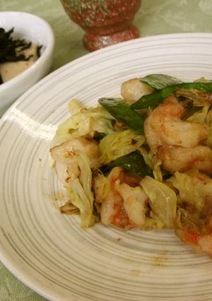えびのオイスターソース炒め（健康食）-レシピのメイン写真