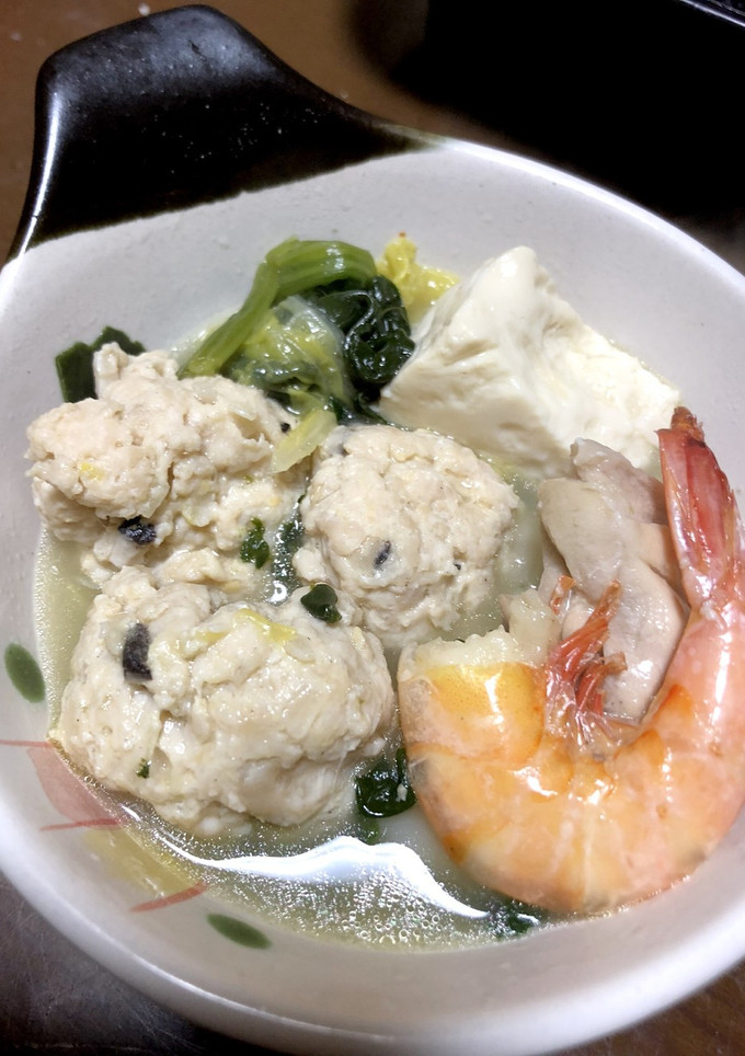 みぃさんちの鶏だんご(鍋用)-レシピのメイン写真