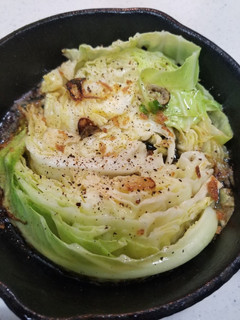 ガチで簡単キャベツアヒージョ焼き-レシピのメイン写真