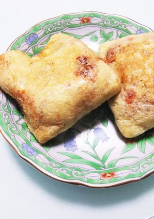 納豆キムチの油揚げ焼き-レシピのメイン写真