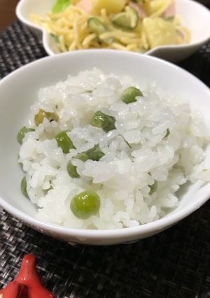 ☆土鍋で豆ごはん☆-レシピのメイン写真