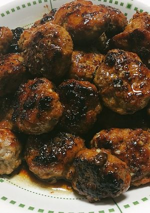 キャベツでかさまし簡単豚照り焼きつくね!-レシピのメイン写真