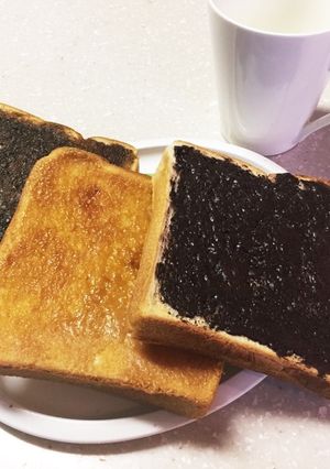 朝食トーストをコーヒー・ココア・きな粉で-レシピのメイン写真