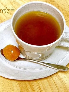 簡単☆ポカポカ温まる♬生姜入り金柑紅茶-レシピのメイン写真