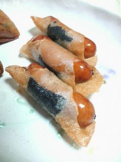 ソーセージ春巻き~ぃ(~o~)ノ-レシピのメイン写真